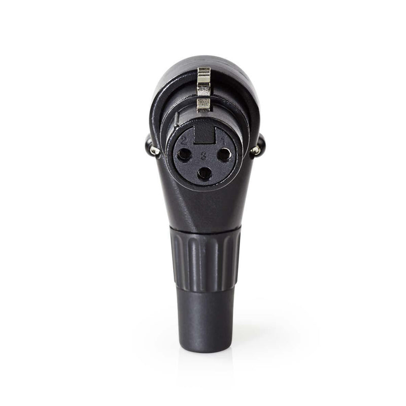 Nedis COTP15903BK Xlr-connector Xlr 3-pins Female Haaks Zwart