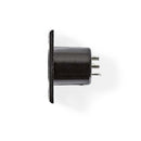 Nedis COTP15910BK Bevestiging Voor Xlr-behuizing Xlr 3-pins Male Zwart