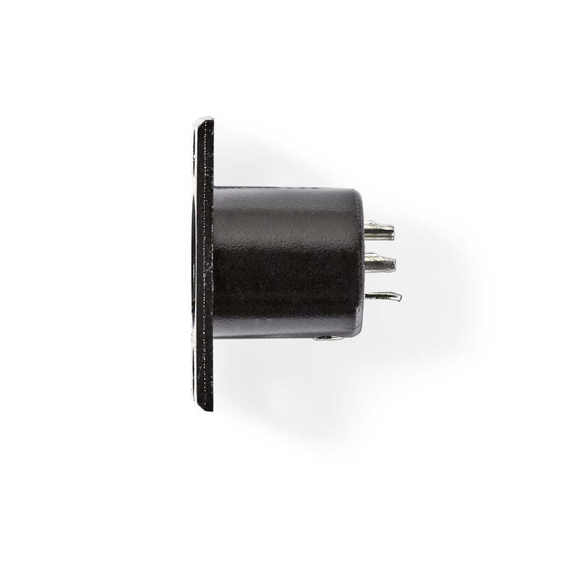 Nedis COTP15910BK Bevestiging Voor Xlr-behuizing Xlr 3-pins Male Zwart