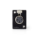 Nedis COTP15911BK Bevestiging Voor Xlr-behuizing Xlr 3-pins Female Zwart