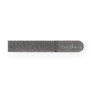 Nedis COTP00900GY015 Kabelbinders Met Klittenband 0,15 M 10 Stuks Grijs