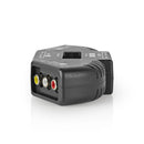 Nedis VSWI2403BK 3-poorts Av-schakelaar 3x Rca (rwy) Invoer / 1x Rca (rwy) Uitvoer Zwart