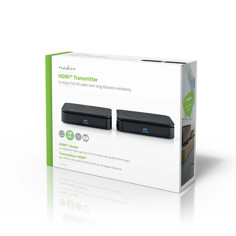 Nedis VTRA3405BK Draadloze Hdmi&trade;-zender 1080p 2,4 Ghz 40.0 M