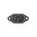 Nedis PCGP11950B Voedingsstekker Iec-320-c14 Mannelijk Zwart