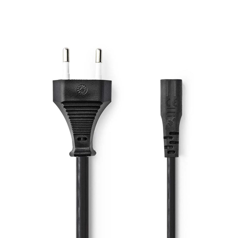 Nedis PCGP11060BK20 Voedingskabel Eurostekker - Iec-320-c1 2,0 M Zwart