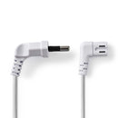 Nedis PCGP11055WT30 Voedingskabel Eurostekker - Iec-320-c7 3,0 M Wit
