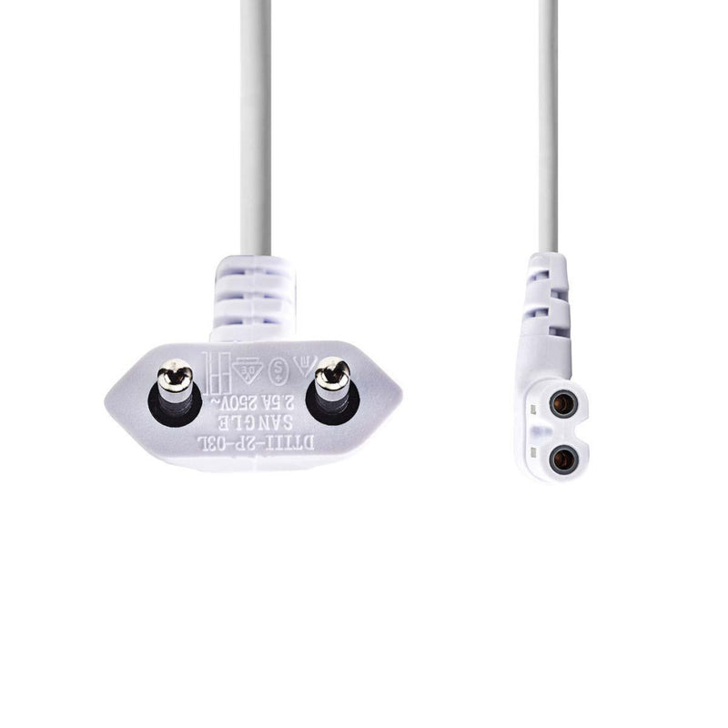 Nedis PCGP11055WT30 Voedingskabel Eurostekker - Iec-320-c7 3,0 M Wit