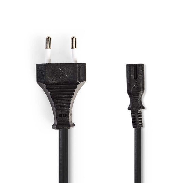 Nedis PCGP11042BK20 Voedingskabel Eurostekker - Iec-320-c7 2,0 M Zwart