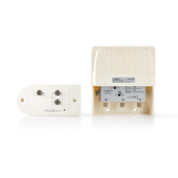Nedis SAMP100WT Versterkerkit Voor Mastmontage Vhf Uhf Max. 25 Db Versterking