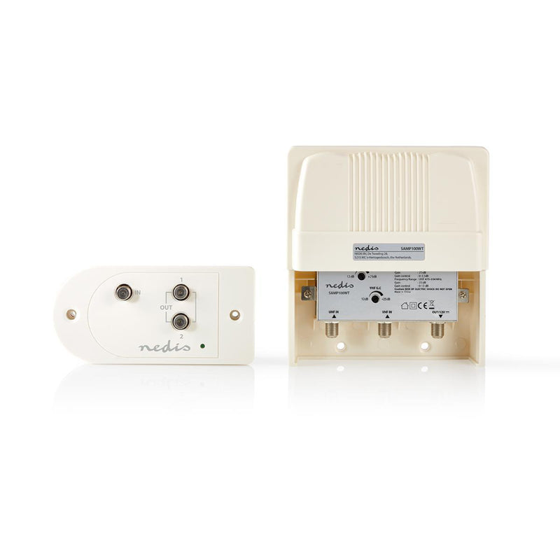 Nedis SAMP100WT Versterkerkit Voor Mastmontage Vhf Uhf Max. 25 Db Versterking
