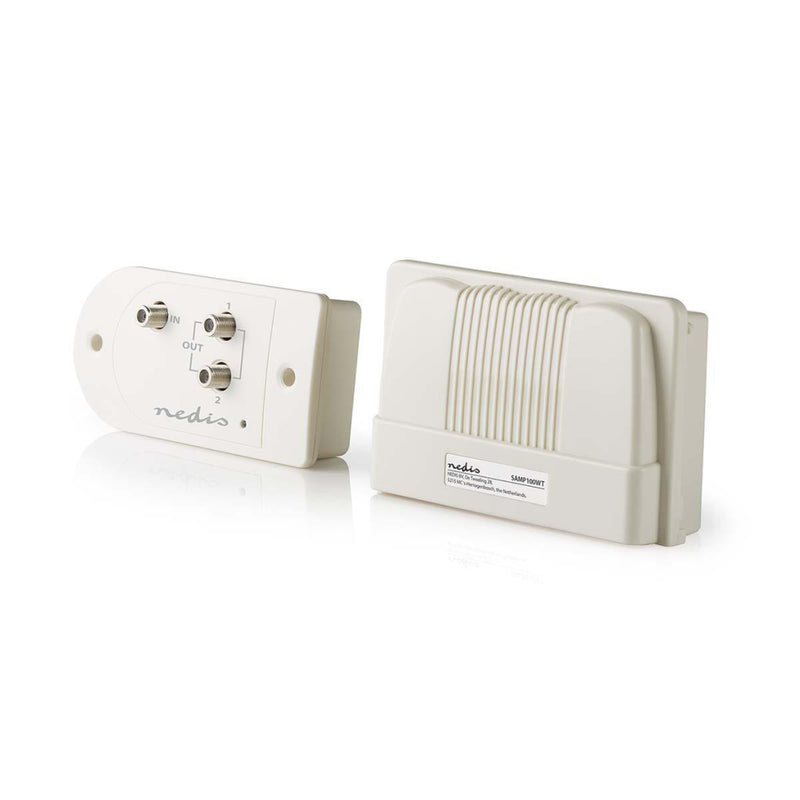 Nedis SAMP100WT Versterkerkit Voor Mastmontage Vhf Uhf Max. 25 Db Versterking