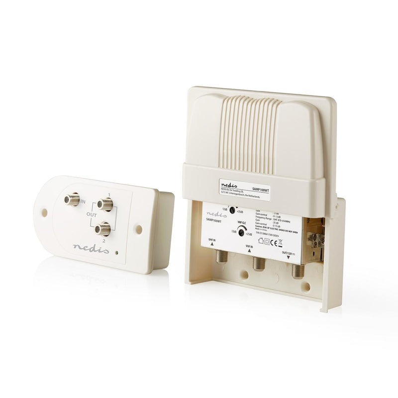 Nedis SAMP100WT Versterkerkit Voor Mastmontage Vhf Uhf Max. 25 Db Versterking
