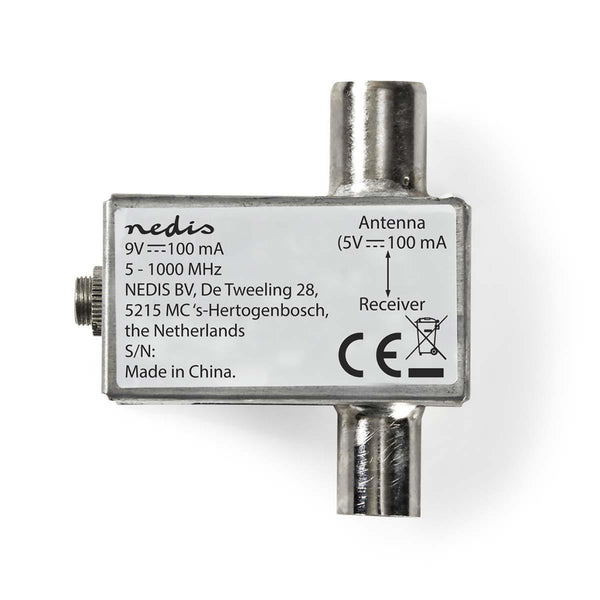 Nedis SPIN200ME Catv Power Inserter Dvb-t 5 - 1000 Mhz Demping: 1,5 Db