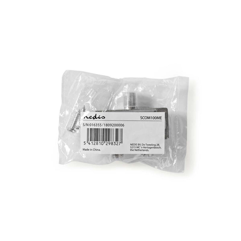 Nedis SCOM100ME Satelliet-combiner 2 Naar 1 F-connector Vhf/uhf: 5 - 860 Mhz Satelliet: 950 - 2400