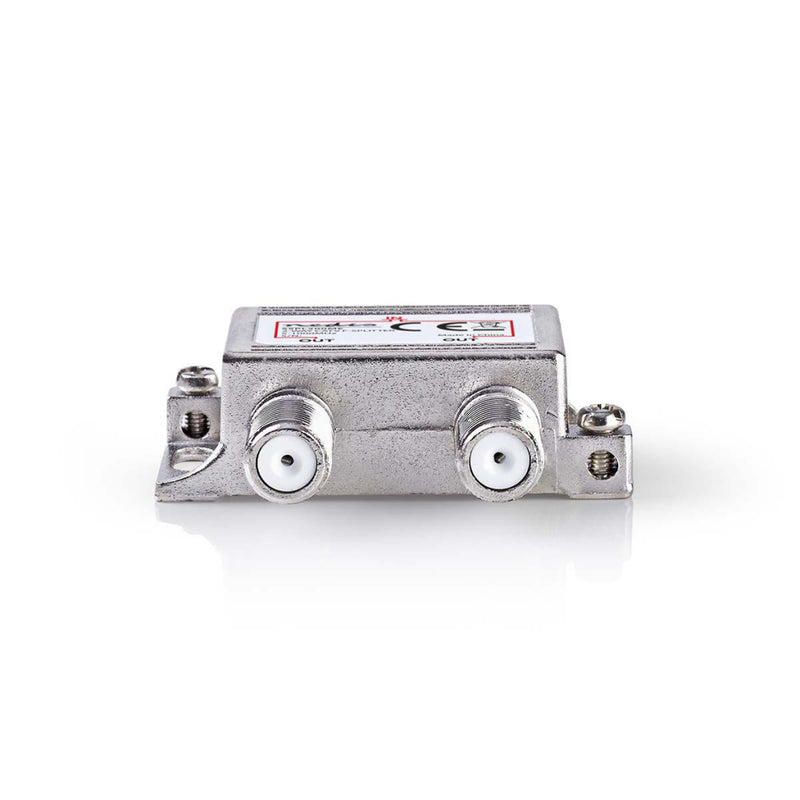 Nedis SSPL200ME Catv F-splitter Max 4,2 Db Versterking 5 - 1000 Mhz 2 Uitgangen