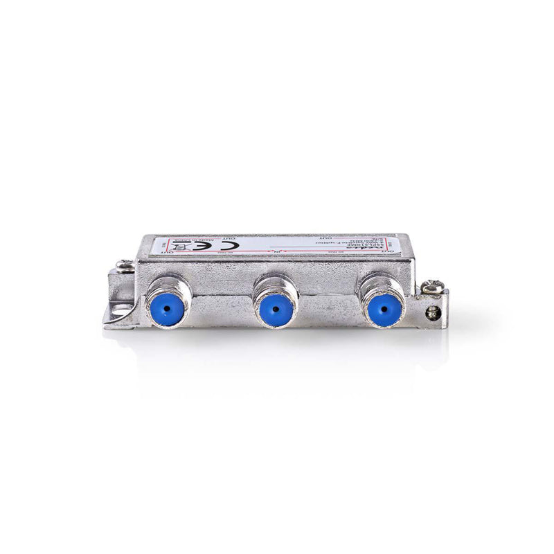 Nedis SSPL410ME Satelliet F-splitter Max 11,5 Db Versterking 5 - 2400 Mhz 4 Uitgangen