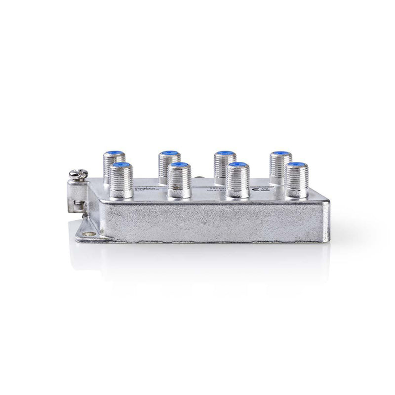 Nedis SSPL810ME Satelliet F-splitter Max 18,5 Db Versterking 5 - 2400 Mhz 8 Uitgangen