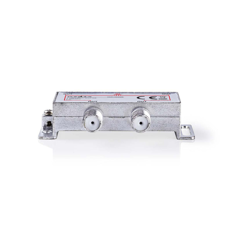 Nedis SSPL400ME Catv F-splitter Max 8,0 Db Versterking 5 - 1000 Mhz 4 Uitgangen