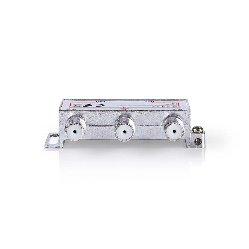 Nedis SSPL400ME Catv F-splitter Max 8,0 Db Versterking 5 - 1000 Mhz 4 Uitgangen