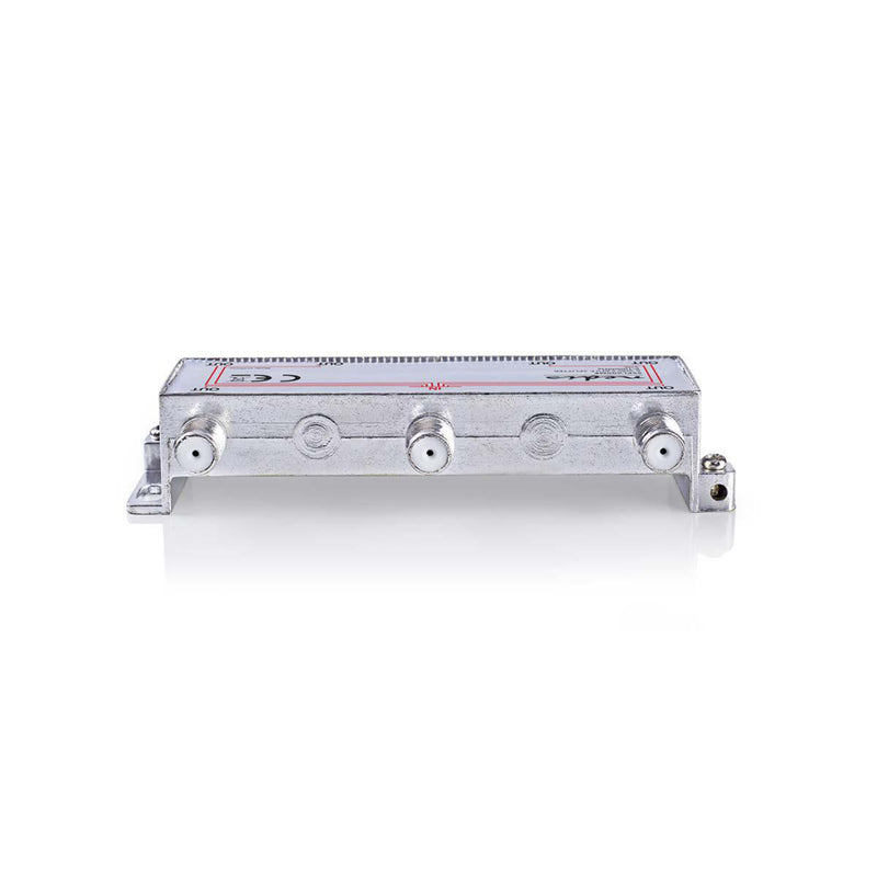 Nedis SSPL600ME Catv F-splitter Max 10 Db Versterking 5 - 1000 Mhz 6 Uitgangen