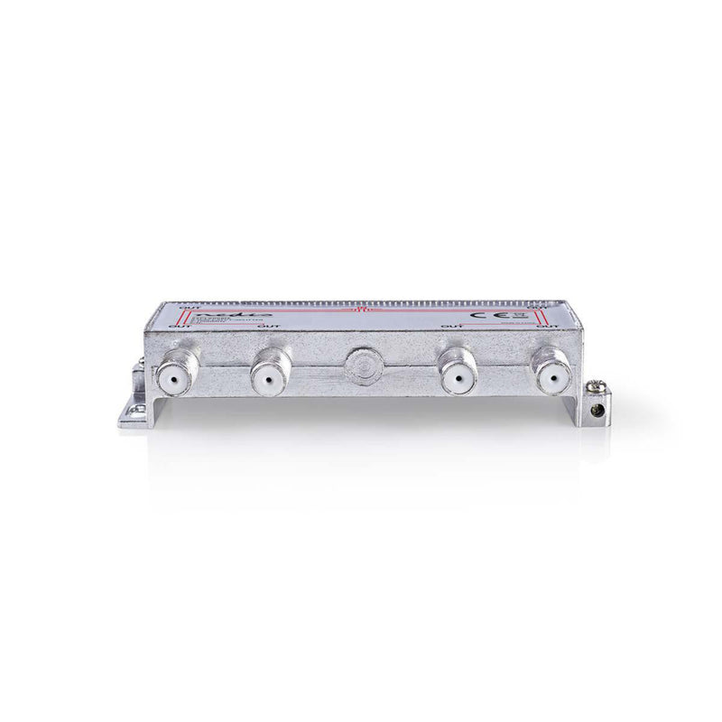 Nedis SSPL600ME Catv F-splitter Max 10 Db Versterking 5 - 1000 Mhz 6 Uitgangen