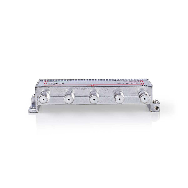 Nedis SSPL800ME Catv F-splitter Max 11 Db Versterking 5 - 1000 Mhz 8 Uitgangen
