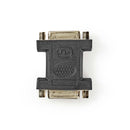 Nedis CCGP32950BK Dvi-adapter Dvi-i 24+5-pins Female Dvi-i 24+5-pins Female Zwart