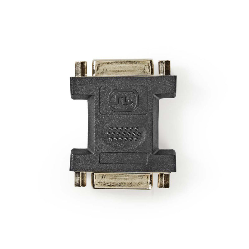 Nedis CCGP32950BK Dvi-adapter Dvi-i 24+5-pins Female Dvi-i 24+5-pins Female Zwart