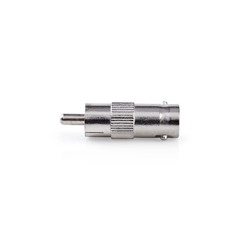 Nedis CVGP01940ME Adapter Antenne Rca Male- Bnc Female 10 Stuks Metaal