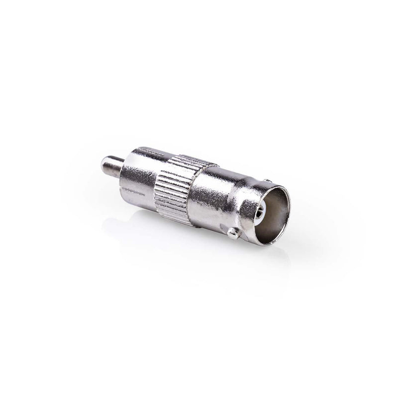 Nedis CVGP01940ME Adapter Antenne Rca Male- Bnc Female 10 Stuks Metaal