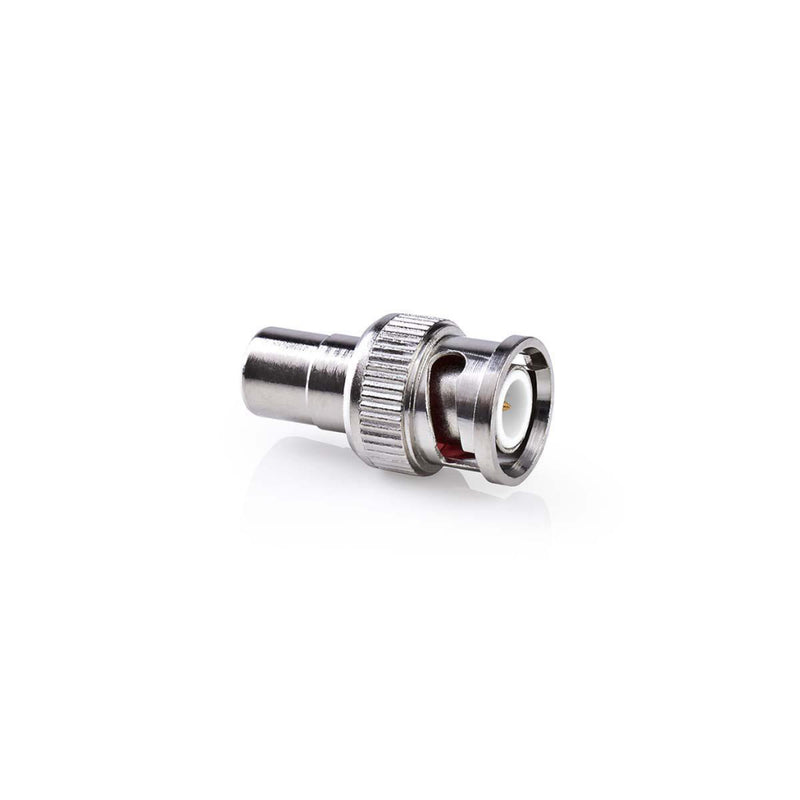 Nedis CVGP01941ME Adapter Antenne Bnc Male - Rca Female 10 Stuks Metaal