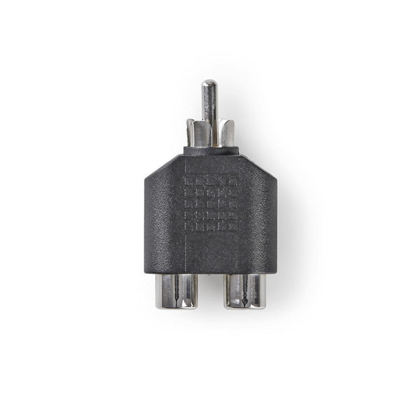 Nedis CAGP24940BK Subwoofer-adapter Rca Male - 2x Rca Female 10 Stuks Zwart