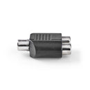 Nedis CAGP24941BK Subwoofer-adapter Rca Male - 2x Rca Female 10 Stuks Zwart