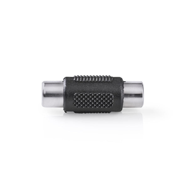 Nedis CAGP24950BK Mono-audioadapter Rca Female - Rca Female 10 Stuks Zwart