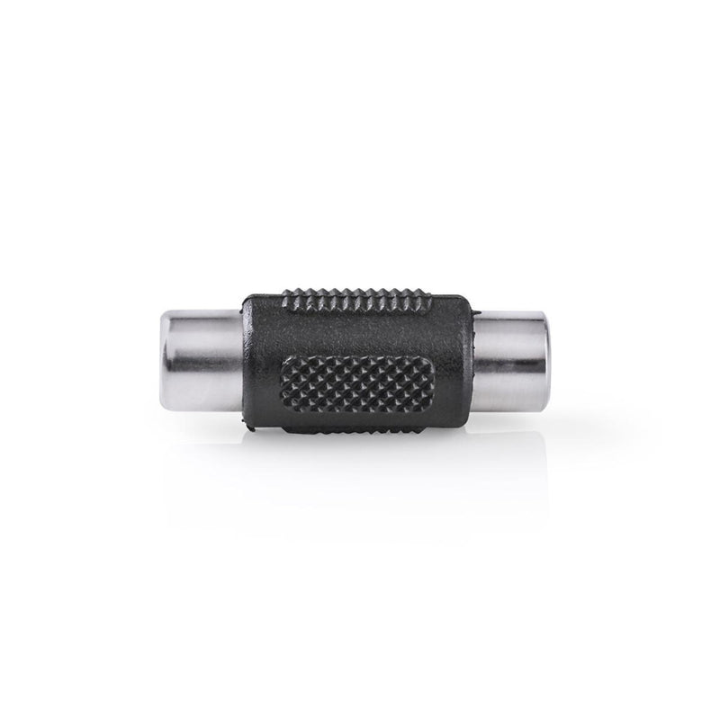 Nedis CAGP24950BK Mono-audioadapter Rca Female - Rca Female 10 Stuks Zwart