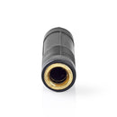 Nedis CAGP22935BKG Stereo Audioadapter 3,5 Mm Male - 6,35 Mm Female 10 Stuks Zwart