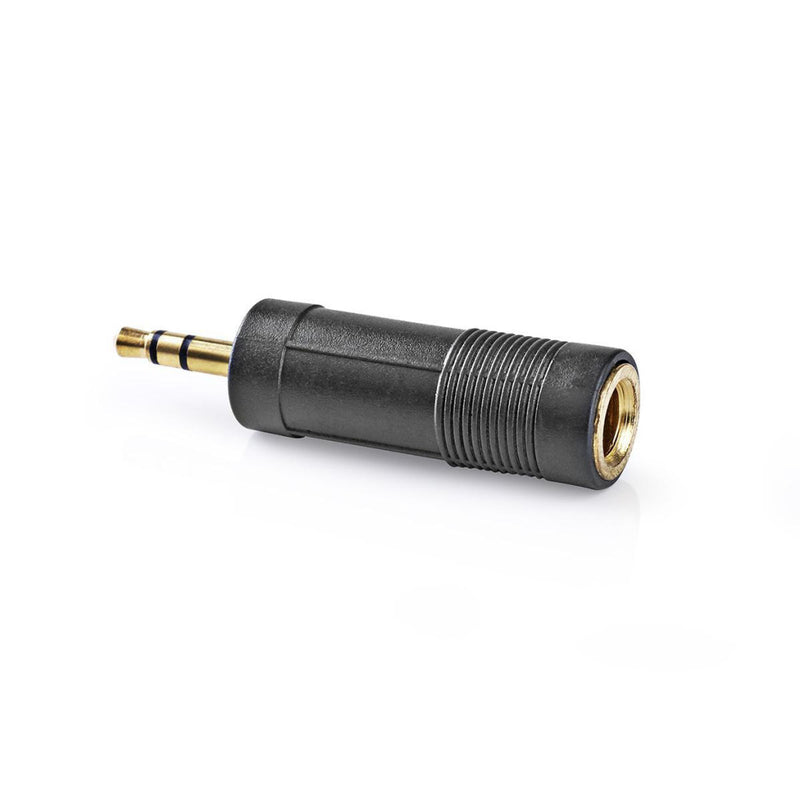 Nedis CAGP22935BKG Stereo Audioadapter 3,5 Mm Male - 6,35 Mm Female 10 Stuks Zwart