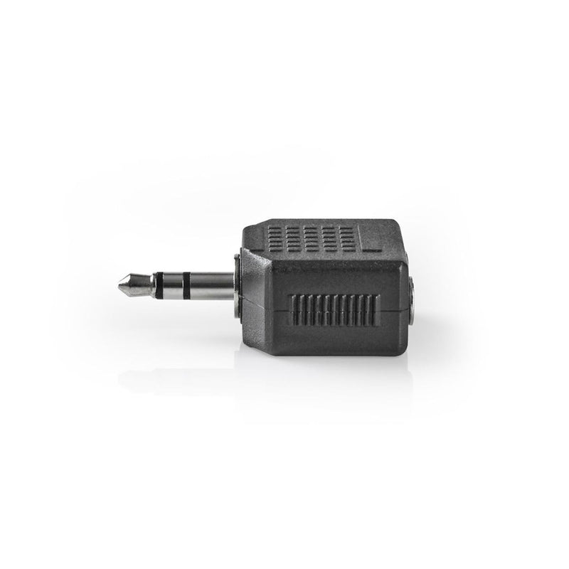 Nedis CAGP22945BK Stereo Audioadapter 3,5 Mm Male - 2x 3,5 Mm Female 10 Stuks Zwart