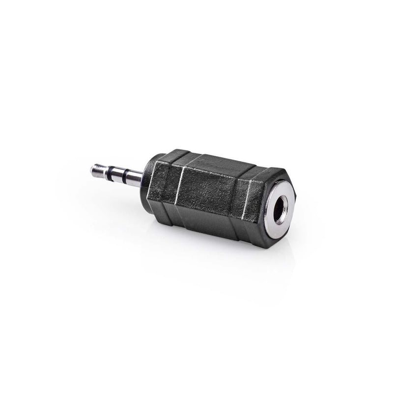 Nedis CAGP21930BK Stereo Audioadapter 2,5 Mm Male - 3,5 Mm Female 10 Stuks Zwart