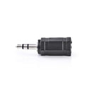 Nedis CAGP22930BK Stereo Audioadapter 3,5 Mm Male - 2,5 Mm Female 10 Stuks Zwart