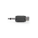 Nedis CAGP22965BK Mono-audioadapter 3,5 Mm Male - Rca Female 10 Stuks Zwart
