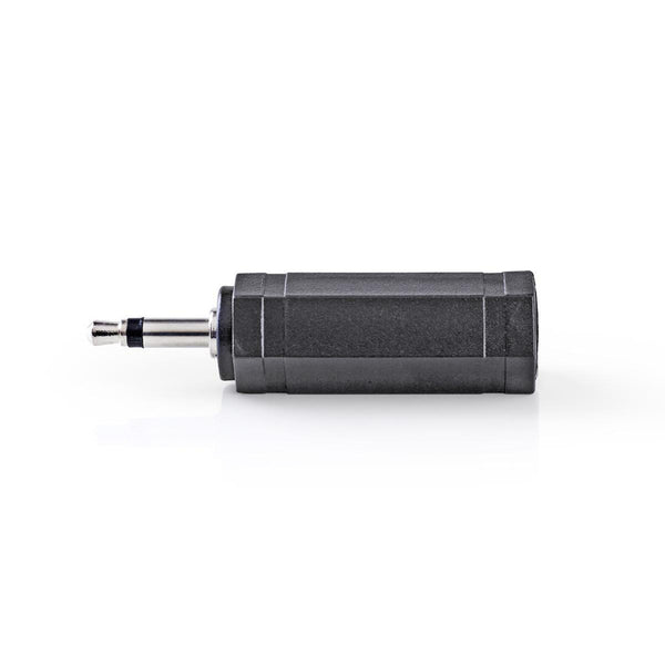 Nedis CAGP22960BK Mono-audioadapter 3,5 Mm Male - 3,5 Mm Female 10 Stuks Zwart