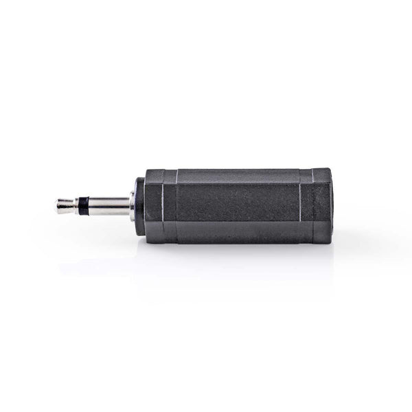 Nedis CAGP22934BK Mono-audioadapter 3,5 Mm Male - 6,35 Mm Female 10 Stuks Zwart