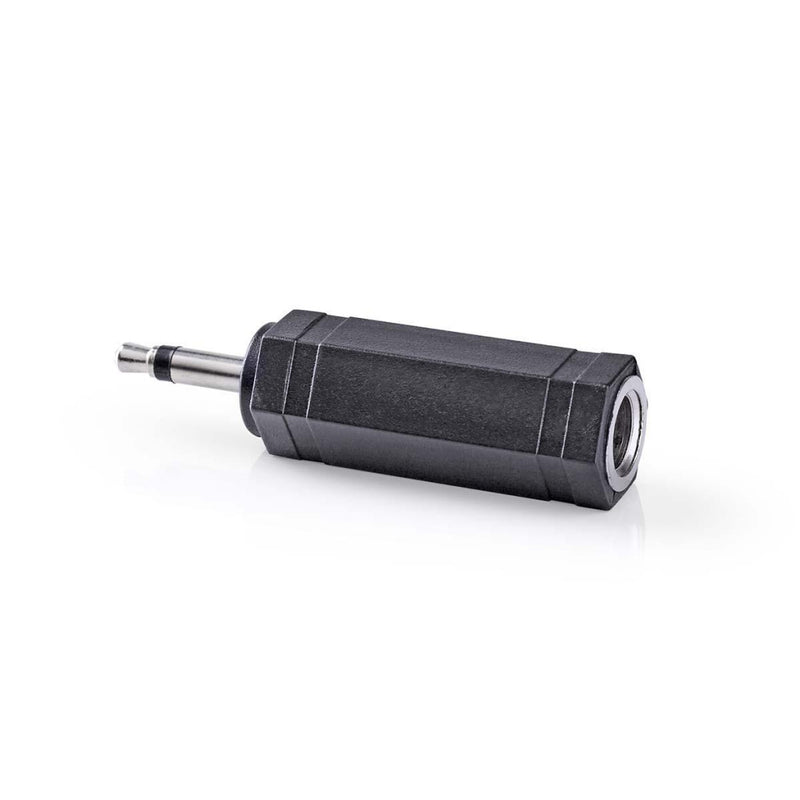 Nedis CAGP22934BK Mono-audioadapter 3,5 Mm Male - 6,35 Mm Female 10 Stuks Zwart