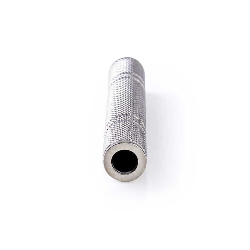 Nedis CAGP23949ME Mono-audioadapter 6,35 Mm Female - 6,35 Mm Female 10 Stuks Metaal