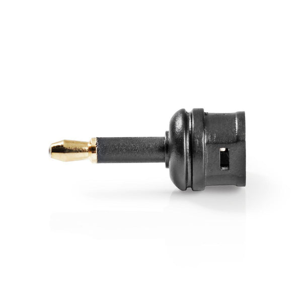 Nedis CAGP25930BK Optische Audioadapter Optische 3,5 Mm Male - Toslink Female 10 Stuks Zwart