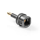 Nedis CAGP25930BK Optische Audioadapter Optische 3,5 Mm Male - Toslink Female 10 Stuks Zwart
