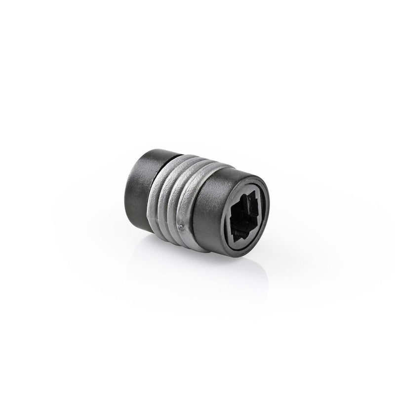 Nedis CAGP25950BK Optische Audioadapter Toslink Female - Toslink Female 10 Stuks Zwart