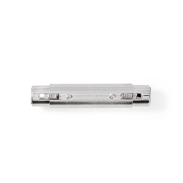 Nedis CAGP15920ME Xlr-adapter Xlr 3-pins Female - Xlr 3-pins Female 10 Stuks Metaal