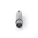 Nedis CAGP15920ME Xlr-adapter Xlr 3-pins Female - Xlr 3-pins Female 10 Stuks Metaal